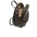 Guess Zaino Marrone con stampa logo All Over con portamonete estraibile 