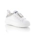 GIOSELIN SNEAKERS BIANCA CON DETTAGLIO GIOIELLO E PERLINE