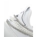 GIOSELIN SNEAKERS BIANCA CON DETTAGLIO GIOIELLO E PERLINE