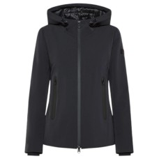PEUTEREY AUCTOR TA 01 GIUBBOTTO ANTIVENTO SLIM IN NYLON BI STRETCH NERO DA DONNA 