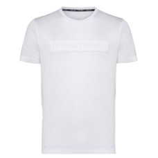 Peuterey t-shirt bianca con logo lettering  nella parte anteriore