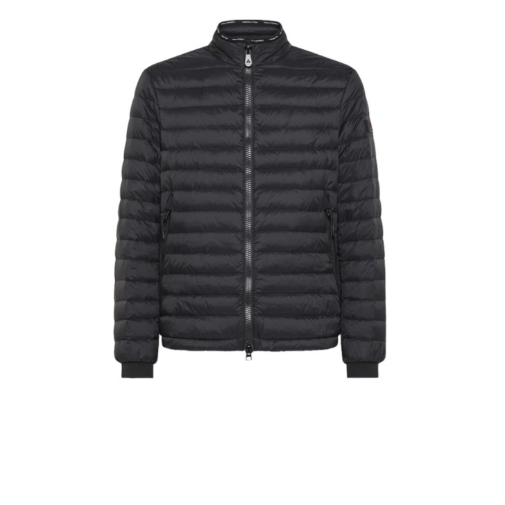 Peuterey Giubbotto Nero leggermente imbottito realizzato in nylon ultraleggero