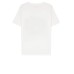 Peuterey PEU5132 T-Shirt bianca in cotone a manica corta con logo lettering