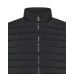 PEUTEREY GILET DA UOMO BLACK CON TARGHETTA CON LOGO LETTERING 