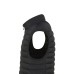 PEUTEREY GILET DA UOMO BLACK CON TARGHETTA CON LOGO LETTERING 
