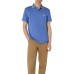 PEUTEREY POLO AZZURRA DA UOMO CON LOGO FLUO 