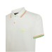 PEUTEREY POLO WHITE DA UOMO CON LOGO FLUO 