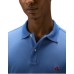 PEUTEREY POLO AZZURRA DA UOMO CON LOGO TRILOGY 