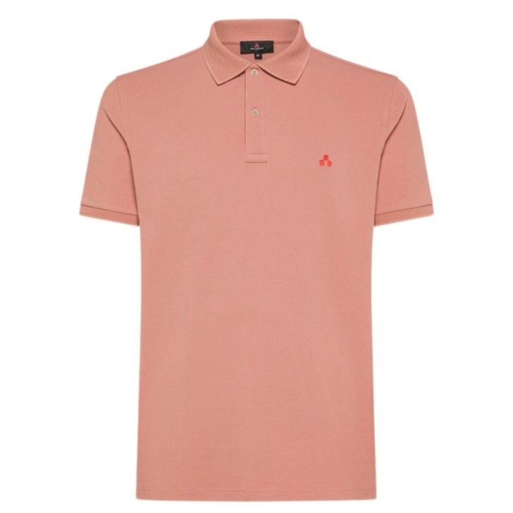 PEUTEREY POLO ROSA DA UOMO CON LOGO TRILOGY 