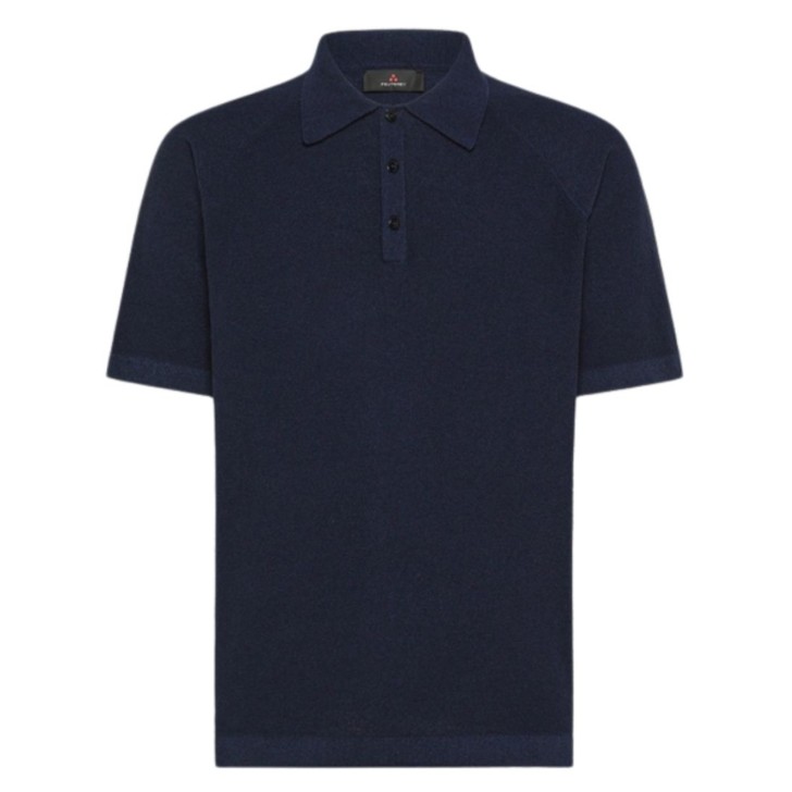 PEUTEREY POLO BLU DA UOMO CON ETICHETTA LOGATA 