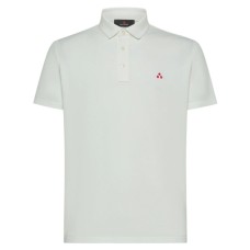 PEUTEREY POLO BIANCA DA UOMO CON ETICHETTA LOGATA