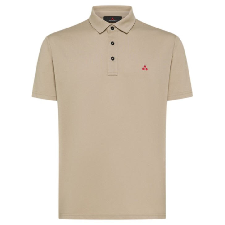 PEUTEREY POLO BEIGE DA UOMO CON ETICHETTA LOGATA 