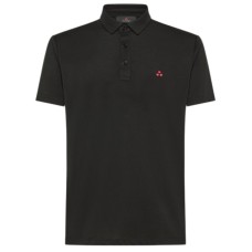 PEUTEREY POLO NERA DA UOMO CON ETICHETTA LOGATA 