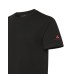 PEUTEREY T-SHIRT NERA DA UOMO CON LOGO RICAMATO SULLA MANICA 