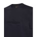 PEUTEREY T-SHIRT BLU DA UOMO CON LOGO A RILIEVO TONO SU TONO 