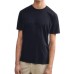PEUTEREY T-SHIRT BLU DA UOMO CON LOGO A RILIEVO TONO SU TONO 