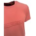 PEUTEREY T-SHIRT ROSA DA UOMO CON LOGO A RILIEVO TONO SU TONO 