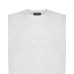 PEUTEREY T-SHIRT BIANCA DA UOMO CON LOGO A RILIEVO TONO SU TONO  