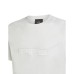 PEUTEREY T-SHIRT BIANCA DA UOMO CON LOGO A RILIEVO TONO SU TONO  