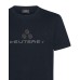 PEUTEREY T-SHIRT BLU DA UOMO CON LOGO LETTERING 