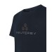 PEUTEREY T-SHIRT BLU DA UOMO CON LOGO LETTERING 