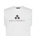 PEUTEREY T-SHIRT BIANCA DA UOMO CON LOGO LETTERING 