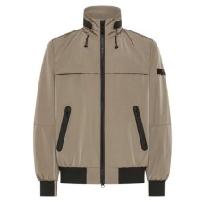 PEUTEREY SPORT JACKETS BEIGE DA UOMO CON LOGO SULLA MANICA 