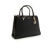 Guess Borsa a mano Nera con logo All Over e tracolla regolabile, estraibile