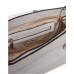 GUESS BORSA CRESIDIA CONVERTIBILE BIANCA CON LOGO ALL-OVER PEONY E "4G"