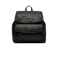 GUESS ZAINO CRESIDIA NERO CON LOGO ALL-OVER PEONY E "4G"