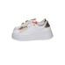 Gio+ Sneakers PIA140B in pelle Bianca da Donna