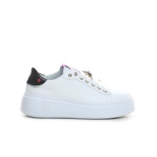 GIO+ SNEAKER PIA262A COMBI IN LEATHER WHITE MULTICOLOR