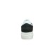 PACIOTTI SNEAKER IN LEATHER BLACK E WHITE CON LOGO PUGNALE IN METALLO 