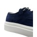PACIOTTI SCARPA DERBIE CON FONDO SNEAKERS CAMOSCIO BLU NAVY 
