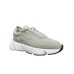 PACIOTTI SNEAKER NABUK GRAY CON INSERTI CON STAMPA LOGO PUGNALE TONO SU TONO E PUGNALE IN METALLO 