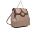 Pollini Zaino Bronzo con inserti con stampa Heritage Marrone