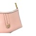 POLLINI BORSA A SPALLA GRAIN PU+S.PATENT PU NUDE CON INSERTI IN VERNICE