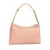 POLLINI BORSA A SPALLA GRAIN PU+S.PATENT PU NUDE CON INSERTI IN VERNICE