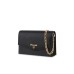 POLLINI POCHETTE PU NERO CON TRACOLLA IN CATENA ESTRAIBILE