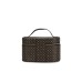 GUESS BEAUTY CASE BROWN CON STAMPA LOGO 4G ALL OVER
