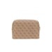 GUESS ORLINA BEAUTY CASE 4G LOGO ALL-OVER MARRONE