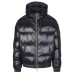 Emporio Armani Giubbotto Blu Navy reversibile con cappuccio