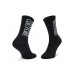 Versace Jeans Couture Calze Nere Unisex con logo a contrasto bianco