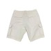Emporio Armani Swimwear Bermuda Cargo in Cotone Beige da Uomo