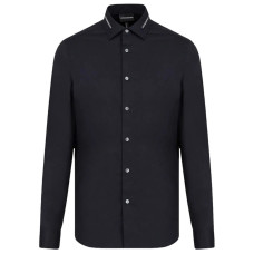 Emporio Armani Camicia Blu Navy SLIM FIT da Uomo 