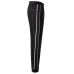 Emporio Armani Pantalone jogger nero in double jersey con bande laterali elastiche con logo Emporio Armani