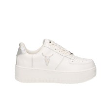 WINDSORSMITH SNEAKER RECHARGE IN LEATHER WHITE