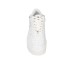 WINDSORSMITH REMEMBER SNEAKER PLATFORM IN LEATHER WHITE SILVER