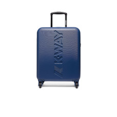 K-Way  Trolley K-Air Cabin rigido Blu Unisex Maxi logo K-WAY nella parte anteriore