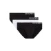 Emporio Armani Set 3 Slip in cotone stretch con vita elastica e logo lettering 111734CS71328320